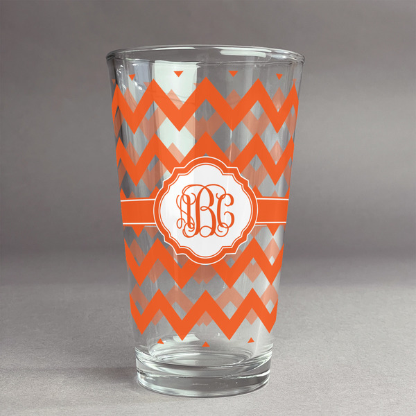 Custom Chevron Pint Glass - Full Print (Personalized)