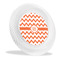 Chevron Plastic Party Dinner Plates - 10" (Personalized)
