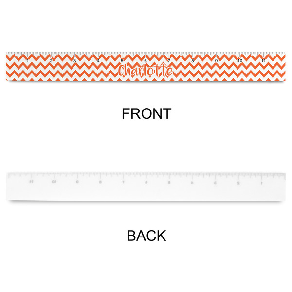 Chevron Plastic Ruler - 12" - APPROVAL