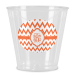 Chevron Plastic Shot Glass (Personalized)