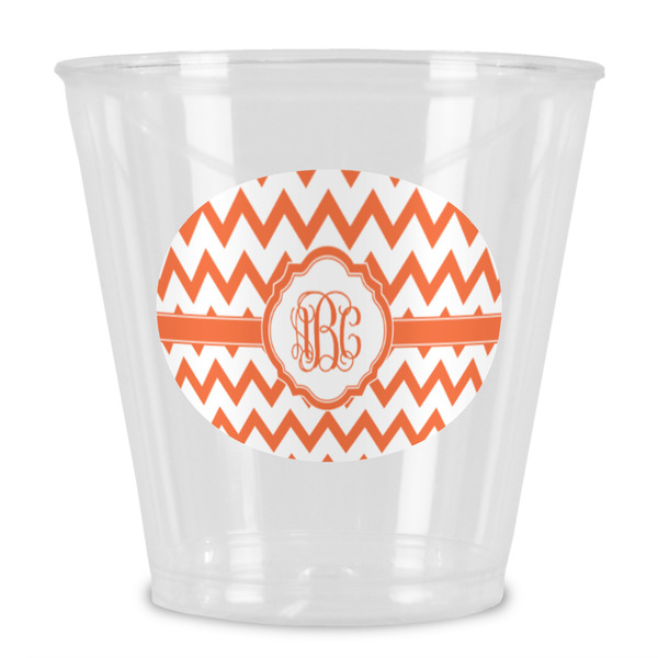 Custom Chevron Plastic Shot Glass (Personalized)