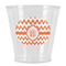 Chevron Plastic Shot Glass (Personalized)