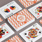 Chevron Playing Cards - Front & Back View