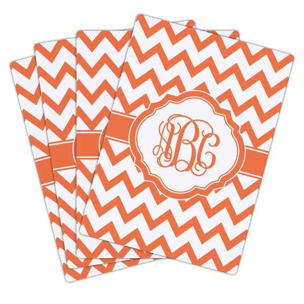 Chevron Playing Cards - Hand Back View