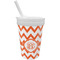 Chevron Sippy Cup with Straw (Personalized)