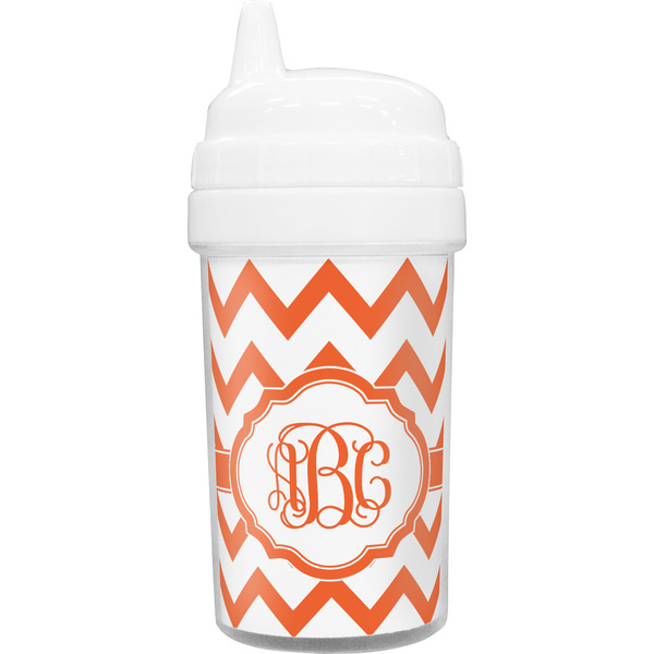 Custom Chevron Toddler Sippy Cup (Personalized)