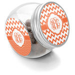 Chevron Puppy Treat Jar (Personalized)