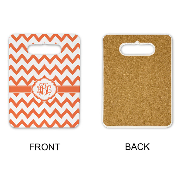 Chevron Rectangle Trivet with Handle - APPROVAL