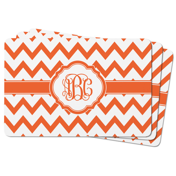 Chevron Rectangular Fridge Magnet - THREE