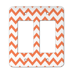Chevron Rocker Style Light Switch Cover - Two Switch