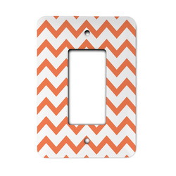 Chevron Rocker Style Light Switch Cover (Personalized)