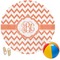 Chevron Round Beach Towel (Personalized)