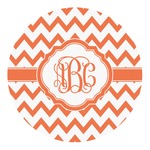 Chevron Round Decal - Small (Personalized)