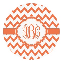 Chevron Round Decal (Personalized)