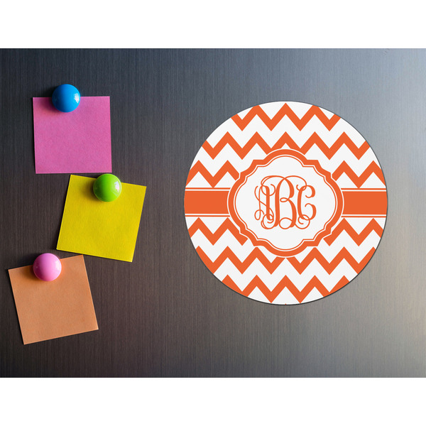 Chevron Round Fridge Magnet - LIFESTYLE
