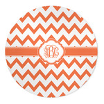 Chevron 5' Round Indoor Area Rug (Personalized)