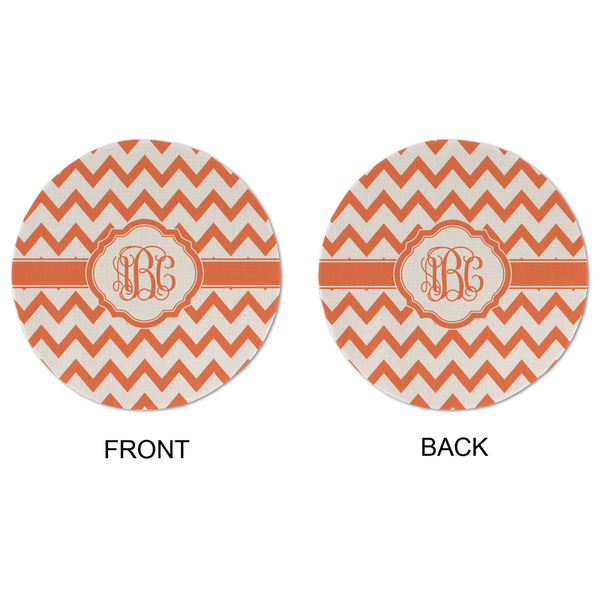 Chevron Round Linen Placemats - APPROVAL (double sided)