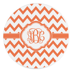 Chevron Round Stone Trivet (Personalized)