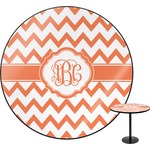 Chevron Round Table - 24" (Personalized)