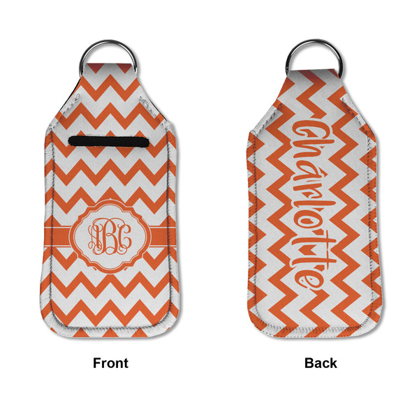 Chevron Sanitizer Holder Keychain - Large APPROVAL (Flat)