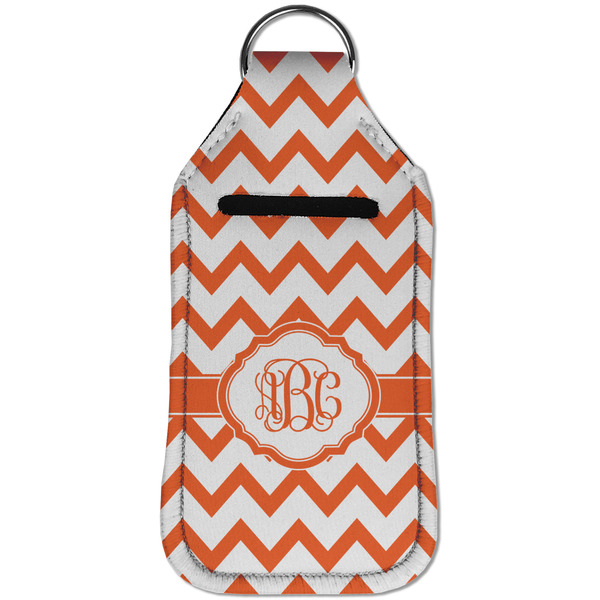 Chevron Sanitizer Holder Keychain - Large (Front)