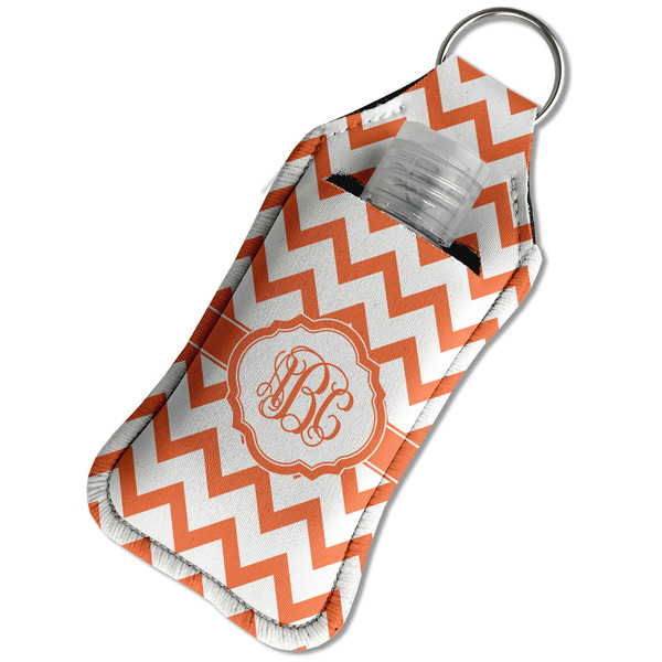 Chevron Sanitizer Holder Keychain - Large in Case