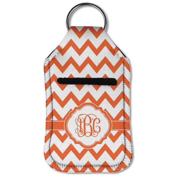 Chevron Sanitizer Holder Keychain - Small (Front Flat)