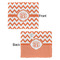 Chevron Security Blanket - Front & Back View
