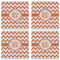 Chevron Set of 4 Sandstone Coasters - See All 4 View