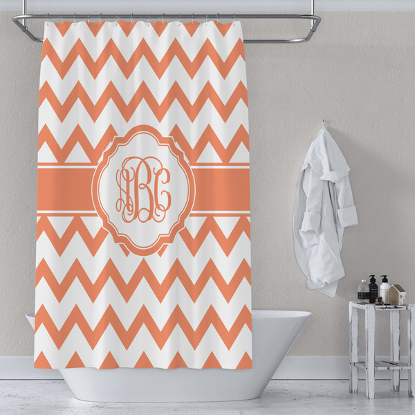 Chevron Shower Curtain Lifestyle