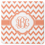 Chevron Square Rubber Backed Coaster (Personalized)