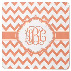 Chevron Square Rubber Backed Coaster (Personalized)