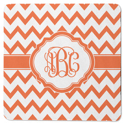 Chevron Square Rubber Backed Coaster (Personalized)