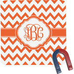 Chevron Square Fridge Magnet (Personalized)