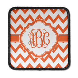 Chevron Iron On Square Patch w/ Monogram