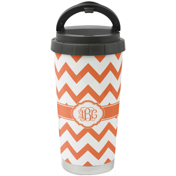 Custom Chevron Stainless Steel Coffee Tumbler (Personalized)