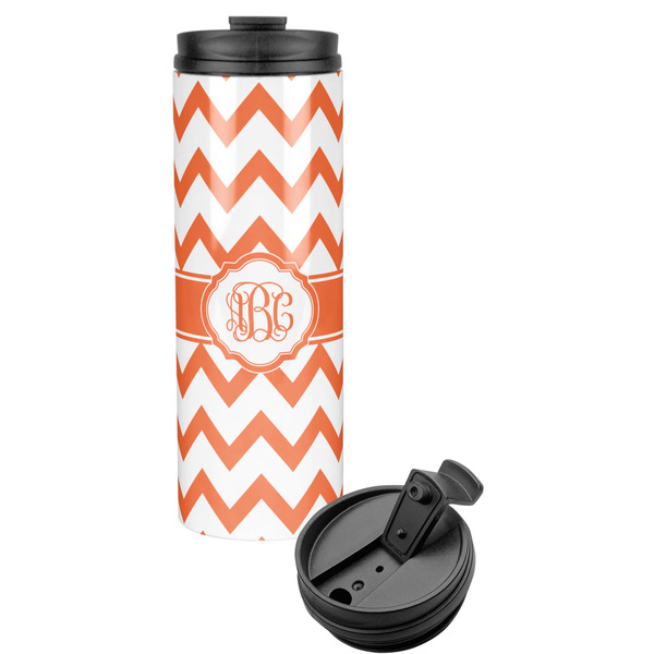 Custom Chevron Stainless Steel Skinny Tumbler (Personalized)