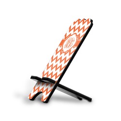 Chevron Stylized Cell Phone Stand - Small w/ Monograms