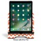 Chevron Stylized Tablet Stand - Front with ipad