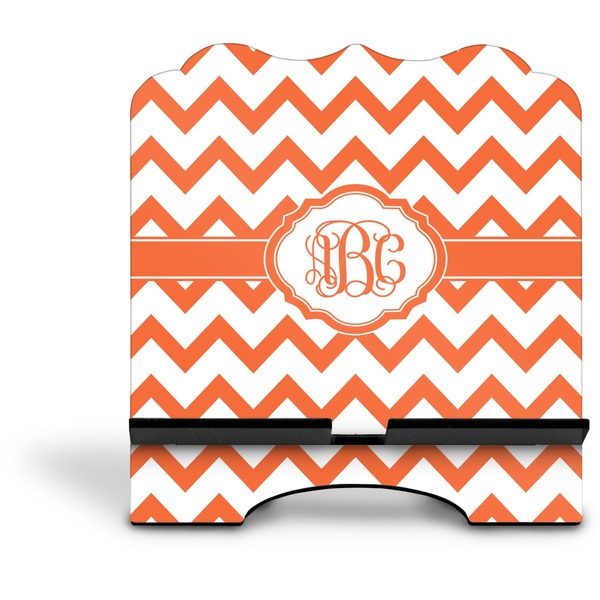 Chevron Stylized Tablet Stand - Front without iPad
