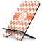 Chevron Stylized Tablet Stand - Side View