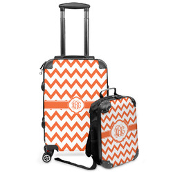 Chevron Kids 2-Piece Luggage Set - Suitcase & Backpack (Personalized)