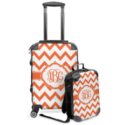 Chevron Kids 2-Piece Luggage Set - Suitcase & Backpack (Personalized)