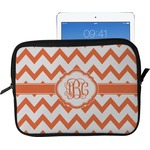 Chevron Tablet Case / Sleeve - Large (Personalized)