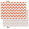 Chevron Tissue Paper - Heavyweight - Small - Front & Back