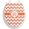 Chevron Toilet Seat Decal (Personalized)