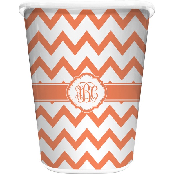 Custom Chevron Waste Basket (Personalized)