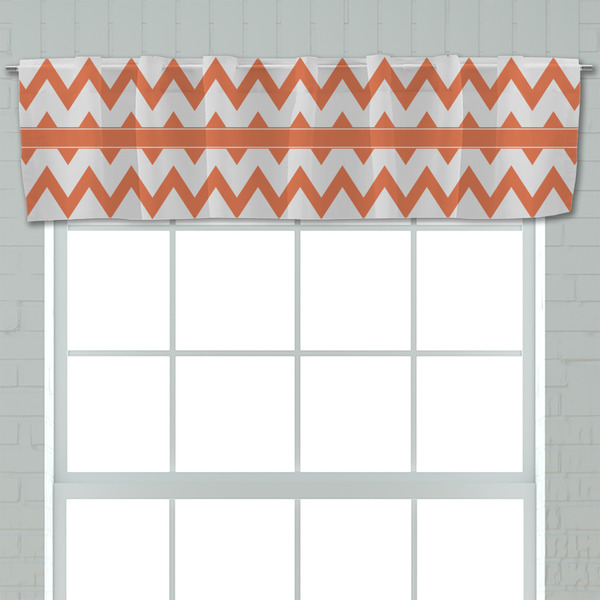 Chevron Valance - Closeup on window