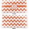 Chevron Vinyl Check Book Cover - Front and Back