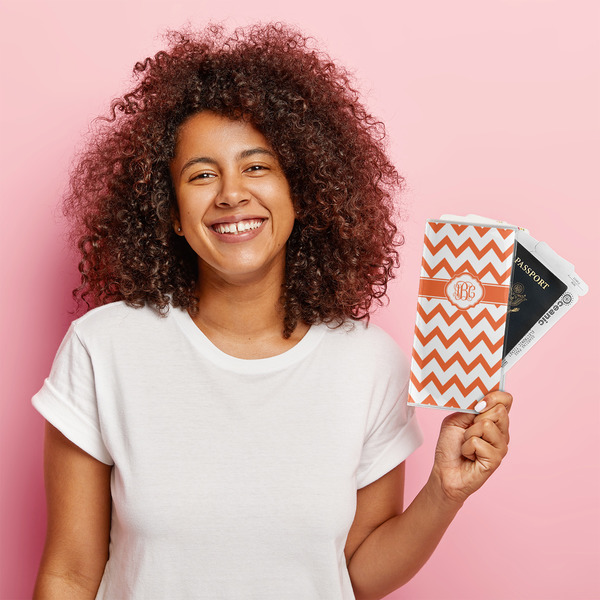 Chevron Vinyl Document Holder - LIFESTYLE